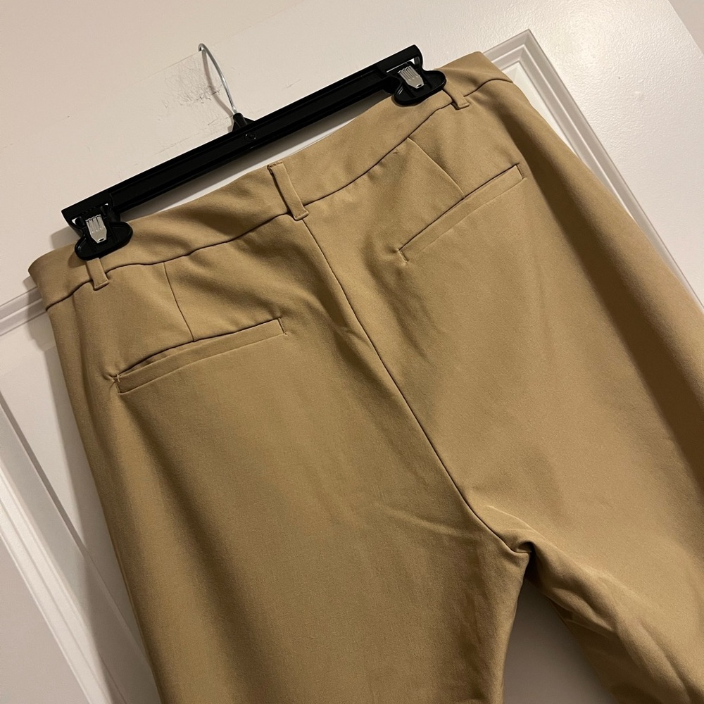 Banana Republic Sculpted Tan Flare Pants - Picture 3 of 3
